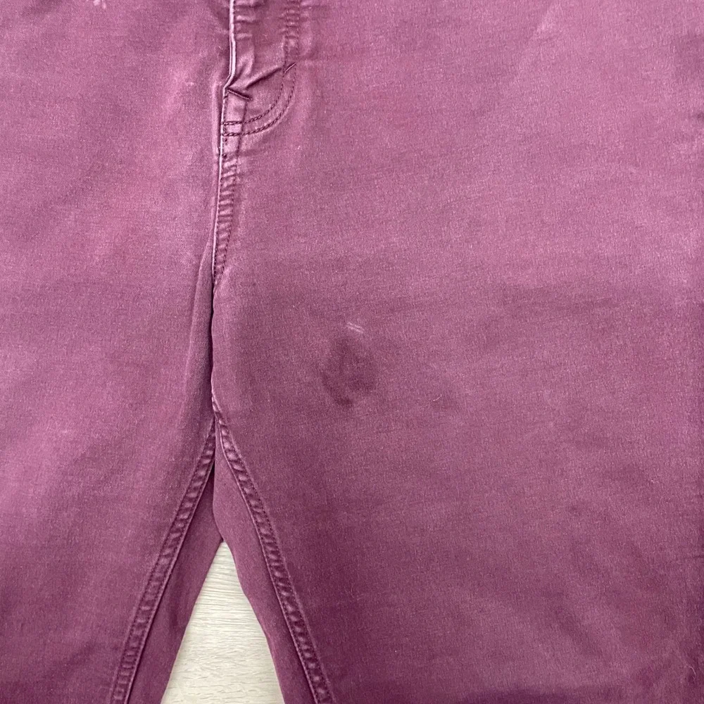 Banana Republic Slim Traveler Pants Mens 38x32 Blackberry Wine S/488420-15 FAIR